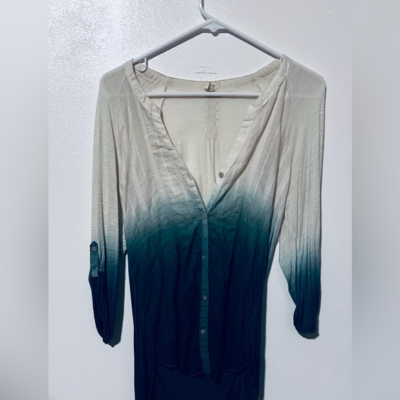 Turquoise Ombré Shirt by TINY - Picture 7 of 11